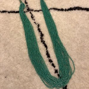Turquoise beaded necklace